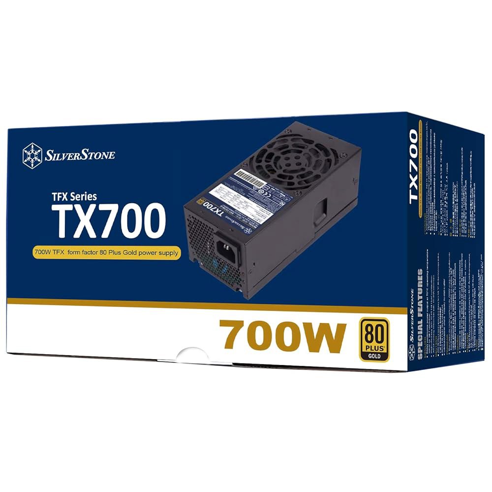 실버스톤 테크놀로지 700W 고정 케이블 TFX 전원 공급 장치 80 플러스 골드 TX700-G (SST-TX700-G) 80 Plus Gold 500W - 상세 이미지 2