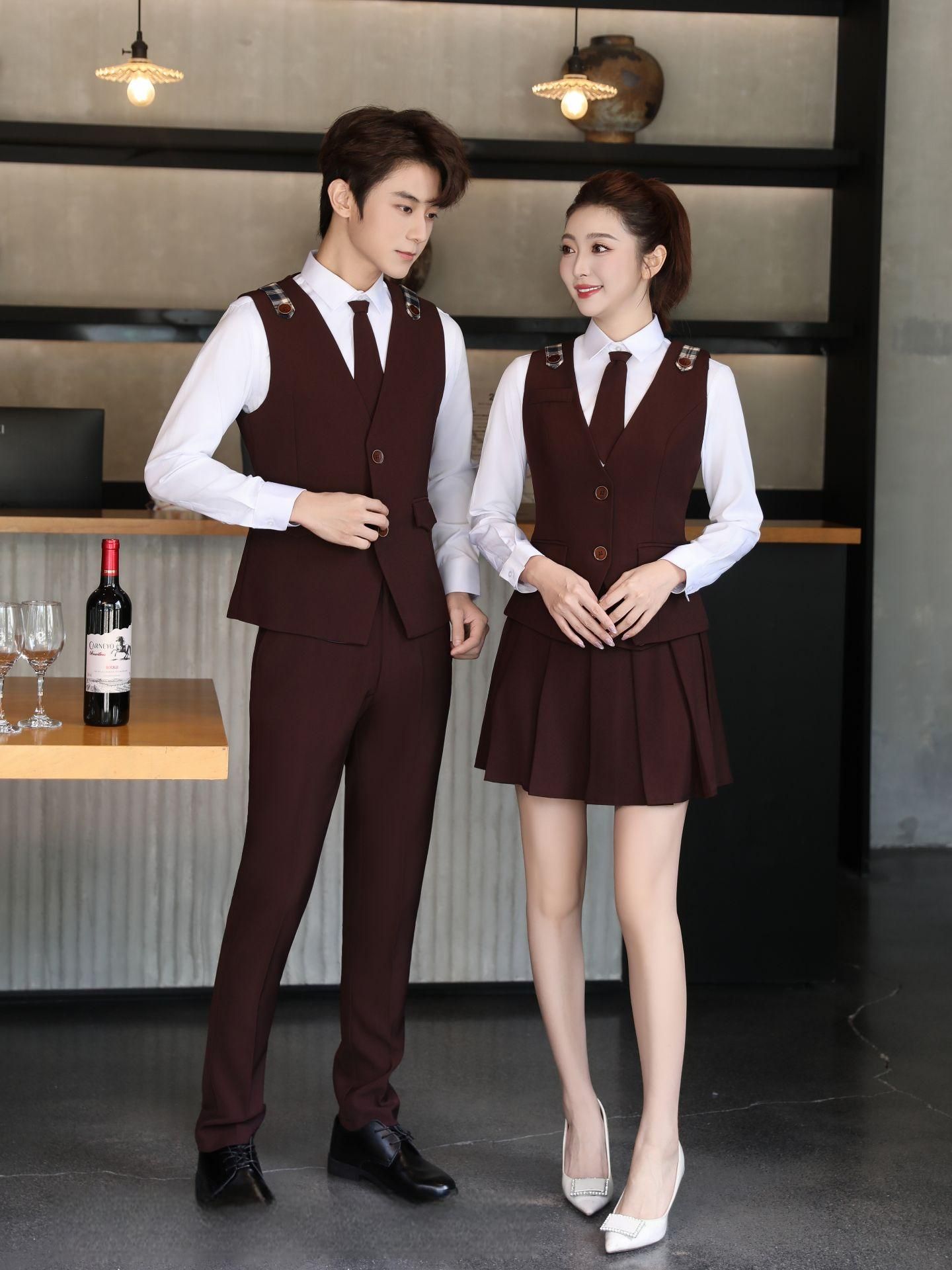 탐정 의상 코스프레 유니폼 조끼 복장 할로윈 카페 사육사 모자 패션 넥타이 정글 옷 여름 - 상품 이미지