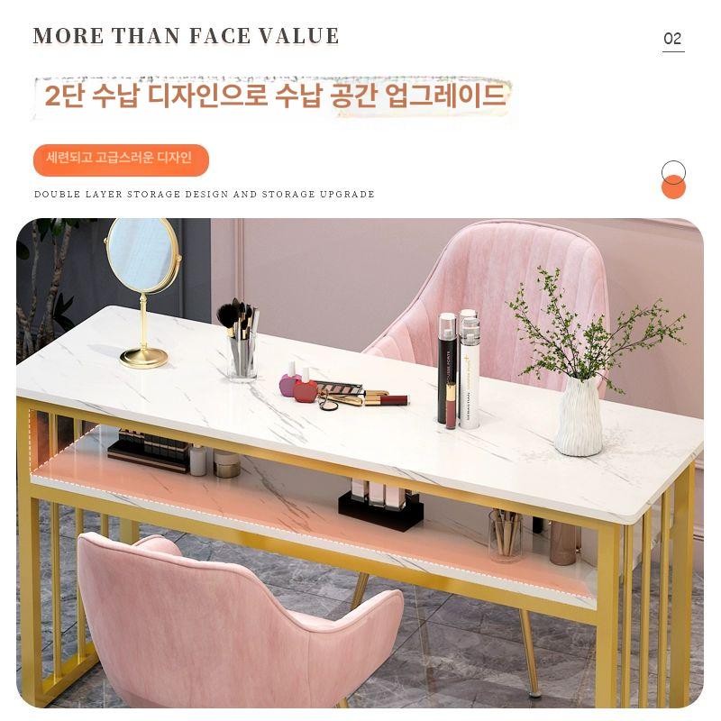 프로페셔널 네일 시술 전용 작업 테이블 손목 쿠션 받침대 메니큐어 전문가용 탁자 - 상세 이미지 4