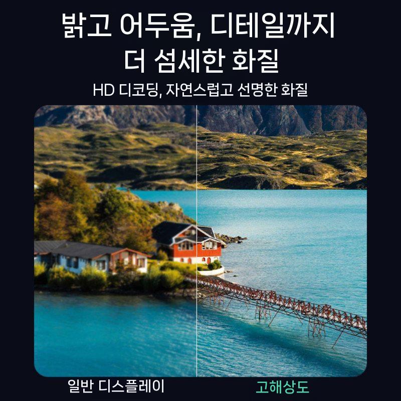 HDMI 미러링 스마트폰전송 TV 동글이 무선송수신기 디스플레이 연결장비 고화질 영상 - 상세 이미지 3