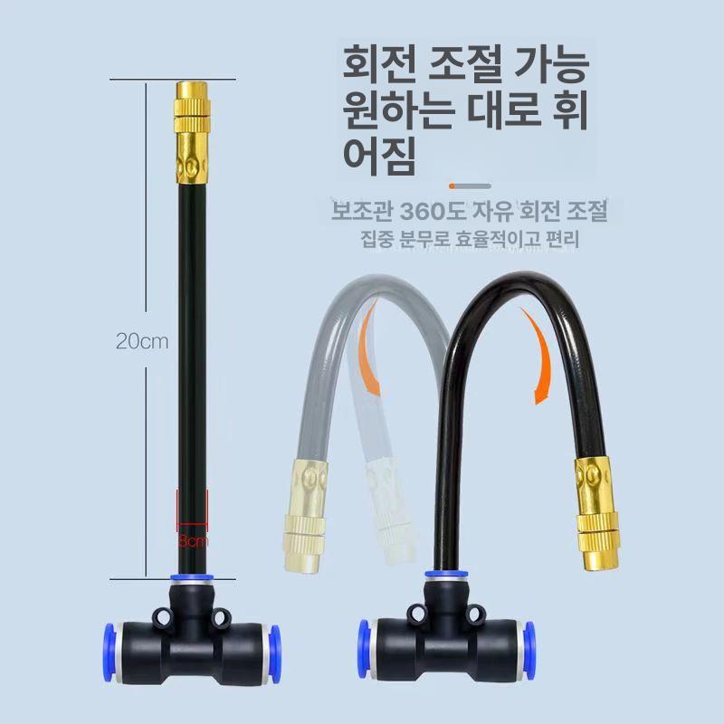 농업용 스프링쿨러 자동 분사 텃밭 관수자재 노즐 장치 분무기 잔디 물주기 원예 - 상세 이미지 4