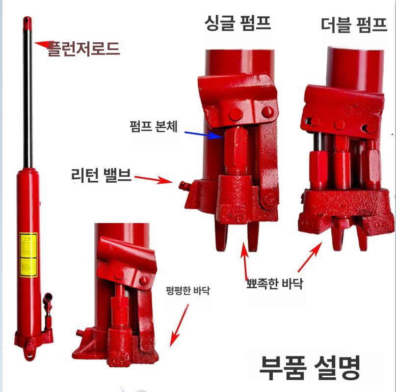 유압 실린더 나사식 플랜지 펌프 소형 크레인 작동장치 산업용 스트로크 - 상세 이미지 3