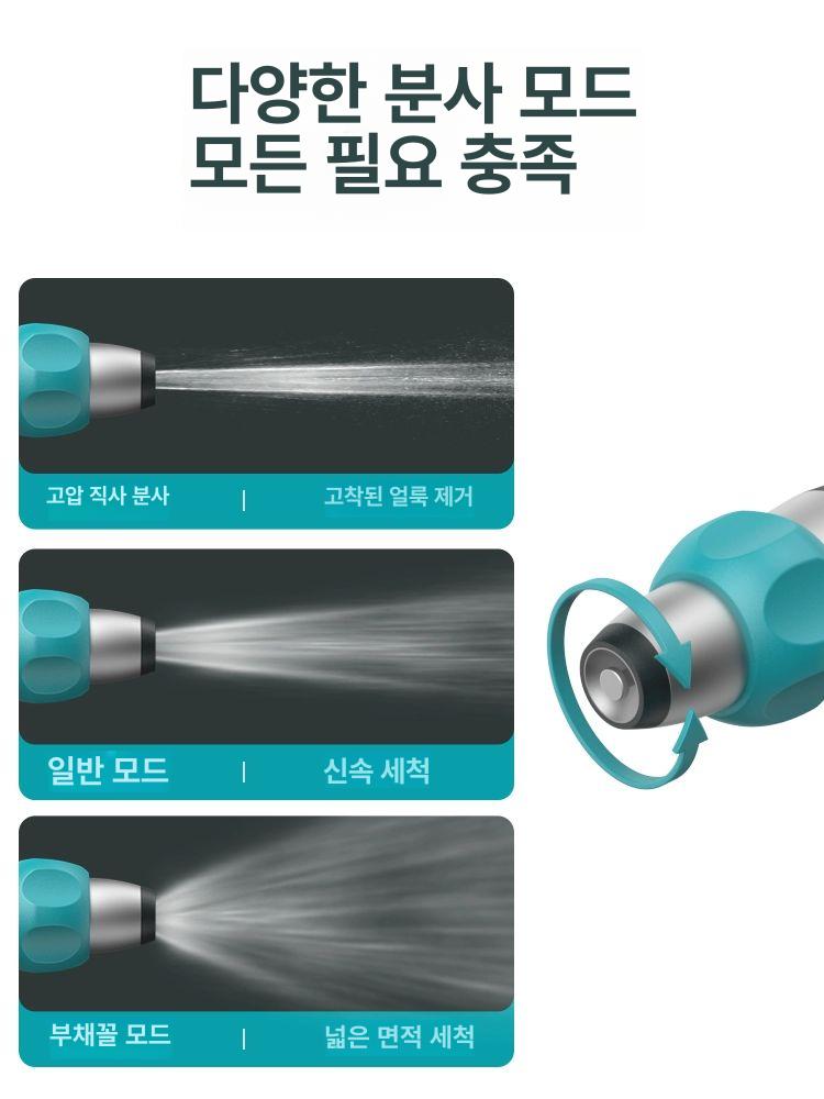 호스 물 분사기 벽걸이롤 릴호수 소형 수도 청소풀세트 코일 릴 정원 - 상세 이미지 3