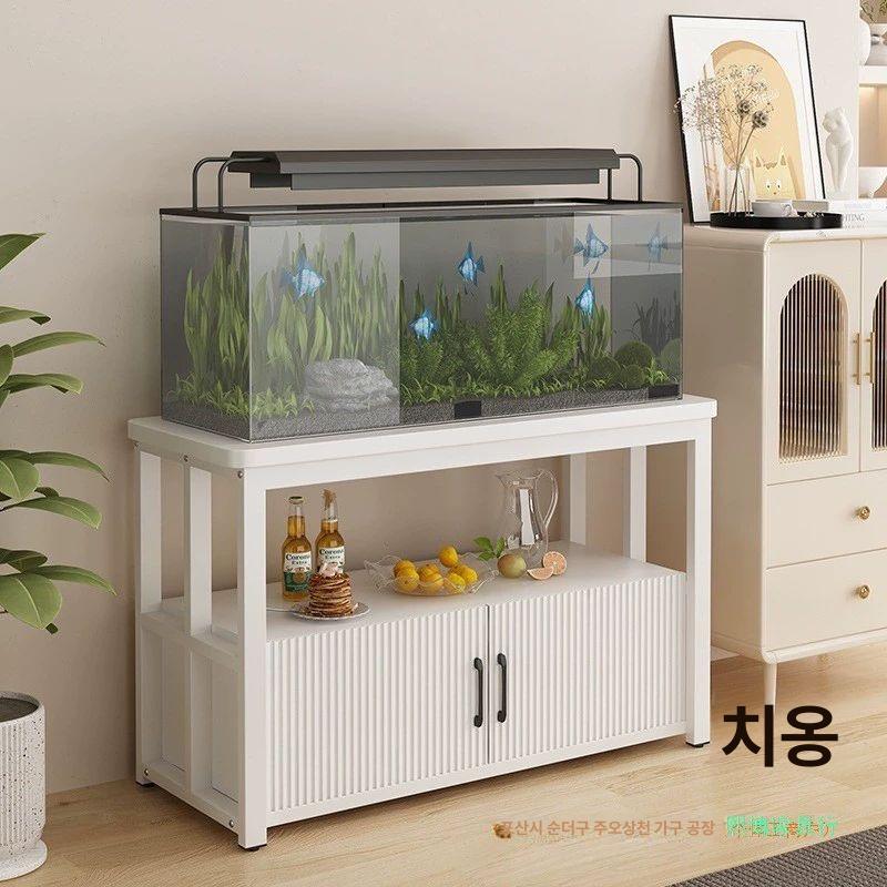 수납장 어항받침 서랍장 거실 물고기 수조선반 스탠드 수조받침대 어항다이 - 상세 이미지 4