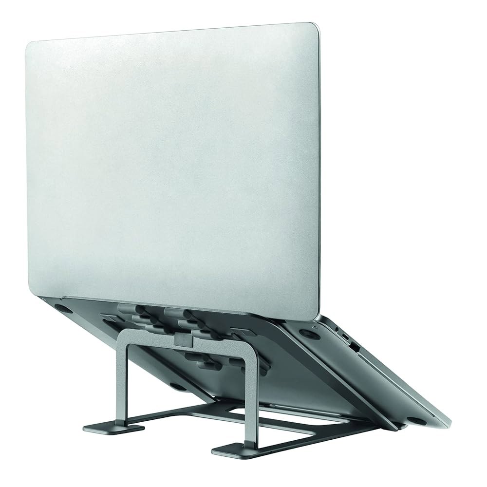 NewStar 노트북 책상 25.4cm(10cm), 그레이 그레이, 43.2cm(17cm), 스탠드, W125858500(에르고노믹) 스탠드(에르고노믹) 254-431.8 노트북, - 상세 이미지 3