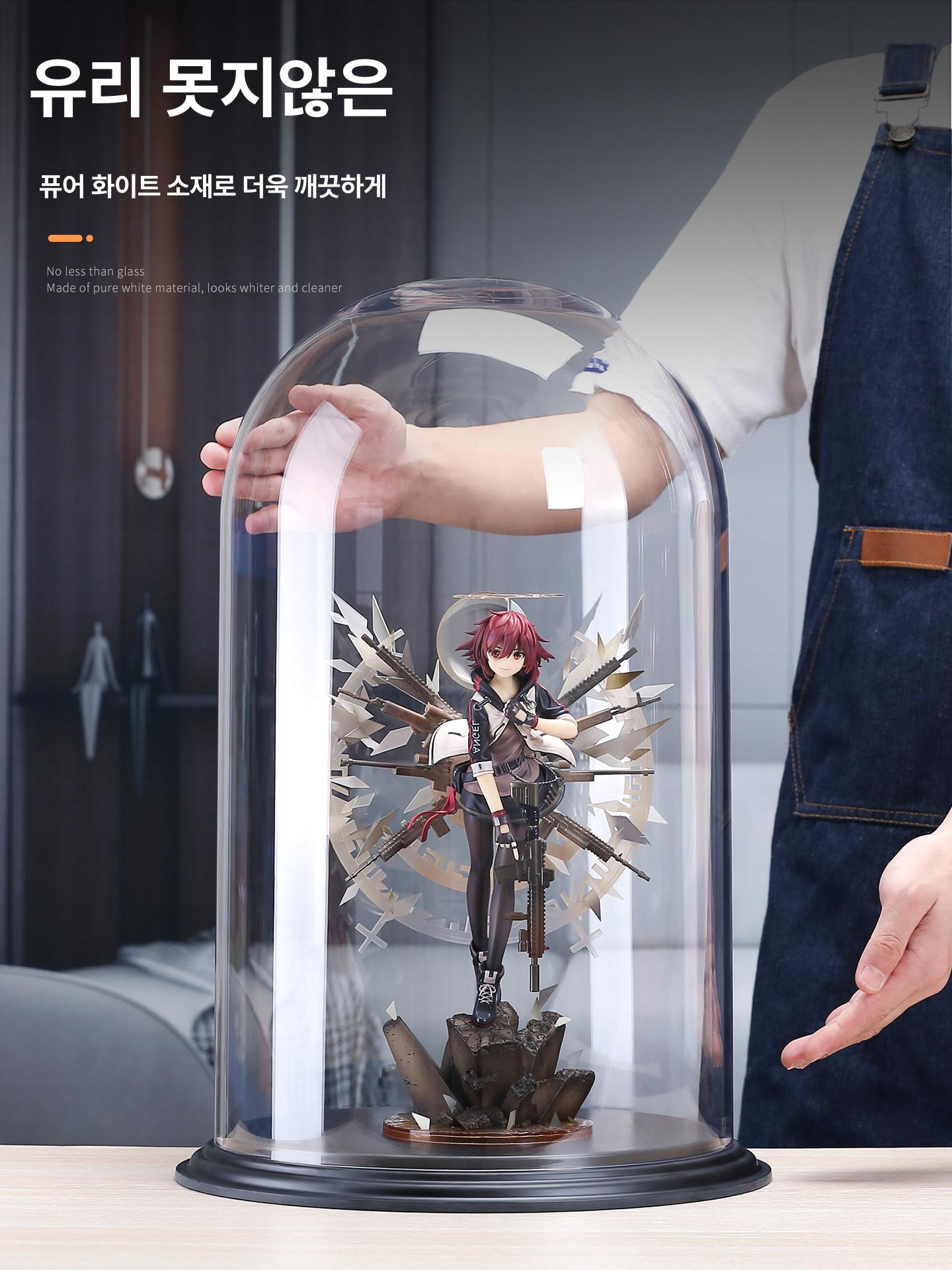 유리돔 투명케이스 쥬얼리 보관 액세서리 전시 디스플레이 악세사리보관 - 상세 이미지 5