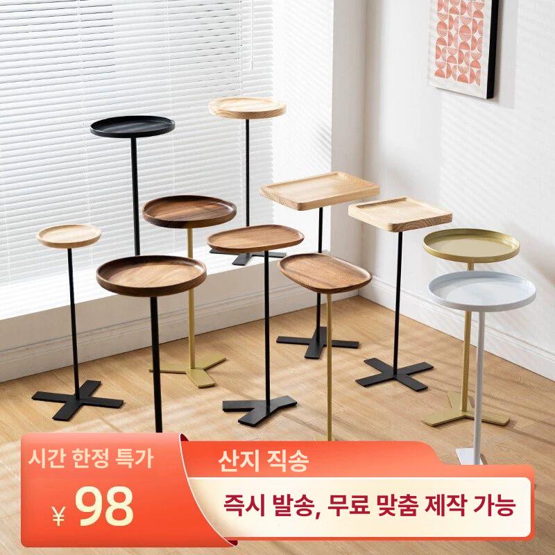 미용실 티트레이 티테이블 테이블 미니 협탁 사이드 노트북 밥상 소파 베드 티 베드트레이 - 상세 이미지 2