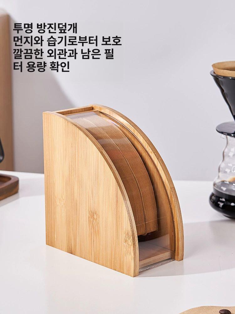 드립커피용 홀더 수납함 드립커피종이 커피용품 랙 홈카페 거름종이 핸드드립 - 상세 이미지 4