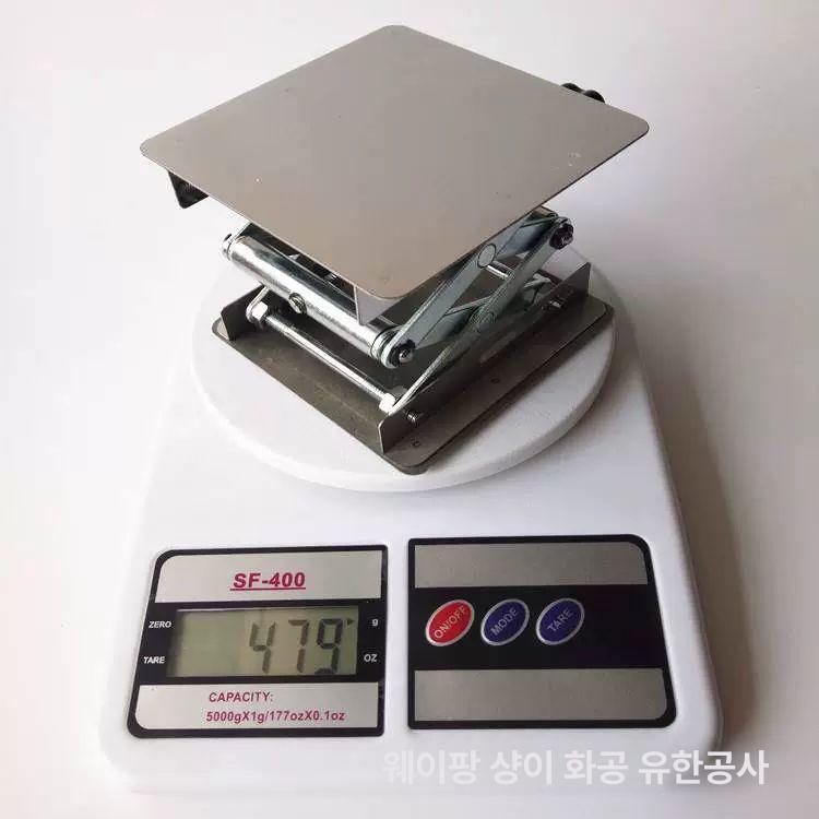정밀 승강플랫폼 전동 시저리프트 유압 작업대 접이식 리프팅 장비 - 상세 이미지 4