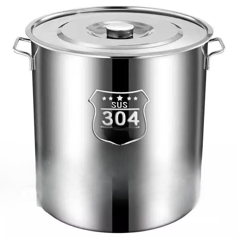 스텐 대형 육수통 100L 곰솥 업소용 들통 찜통 큰냄비 대용량 국통 지름20cm 높이12cm304 - 상품 이미지