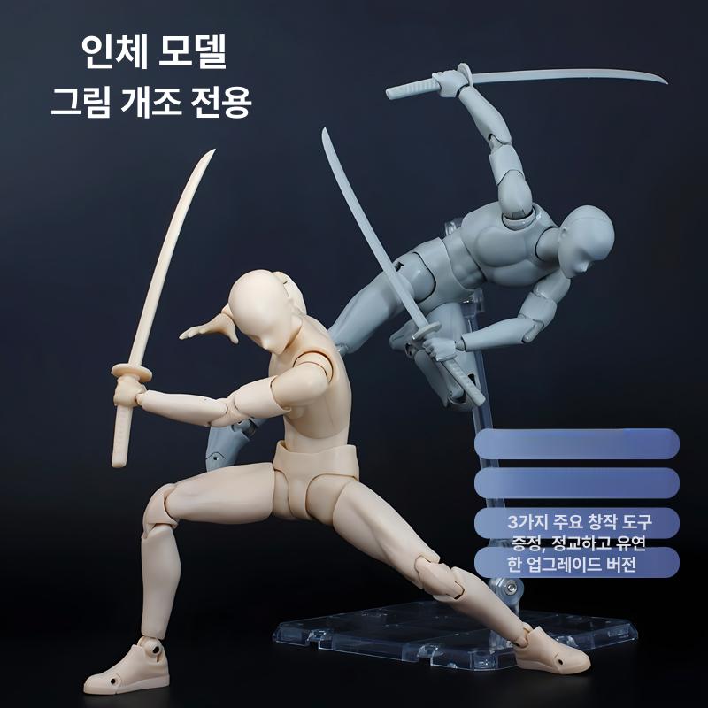 관절 인형 손가락 가동 드로잉 모형 피부색 핸드메이드 수집용 장난감 - 상세 이미지 2
