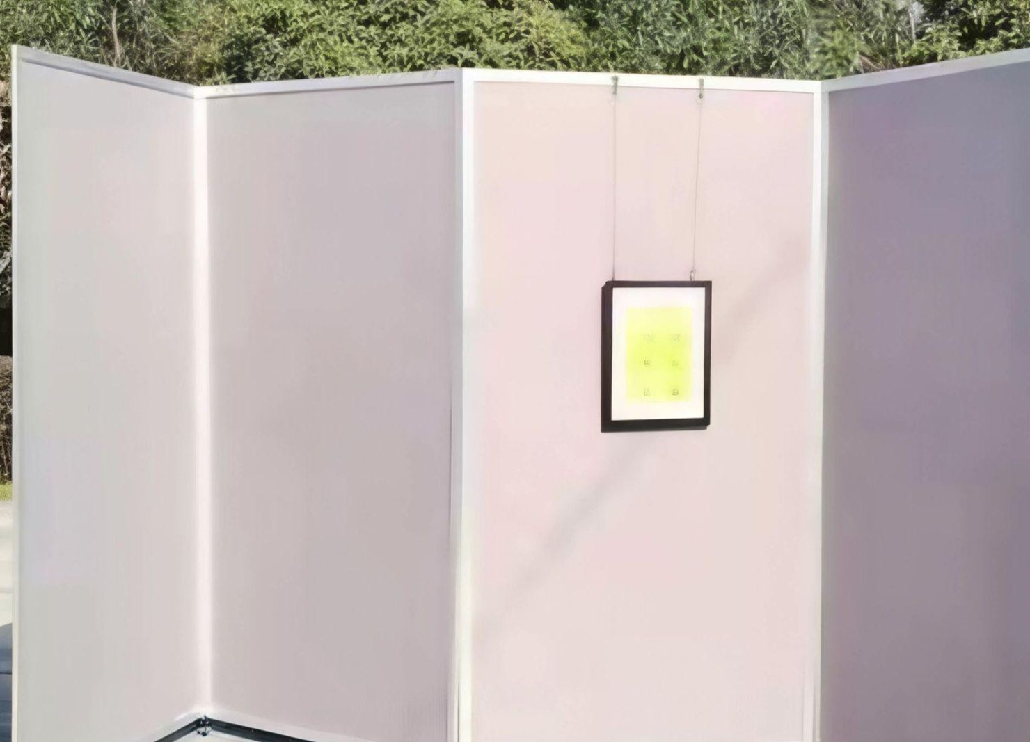 옥타부스 전시 가벽 박람회 파티션 작품전 부스 판넬 1m x 2m 5개 + 팔각기둥 및 지지대 - 상세 이미지 2
