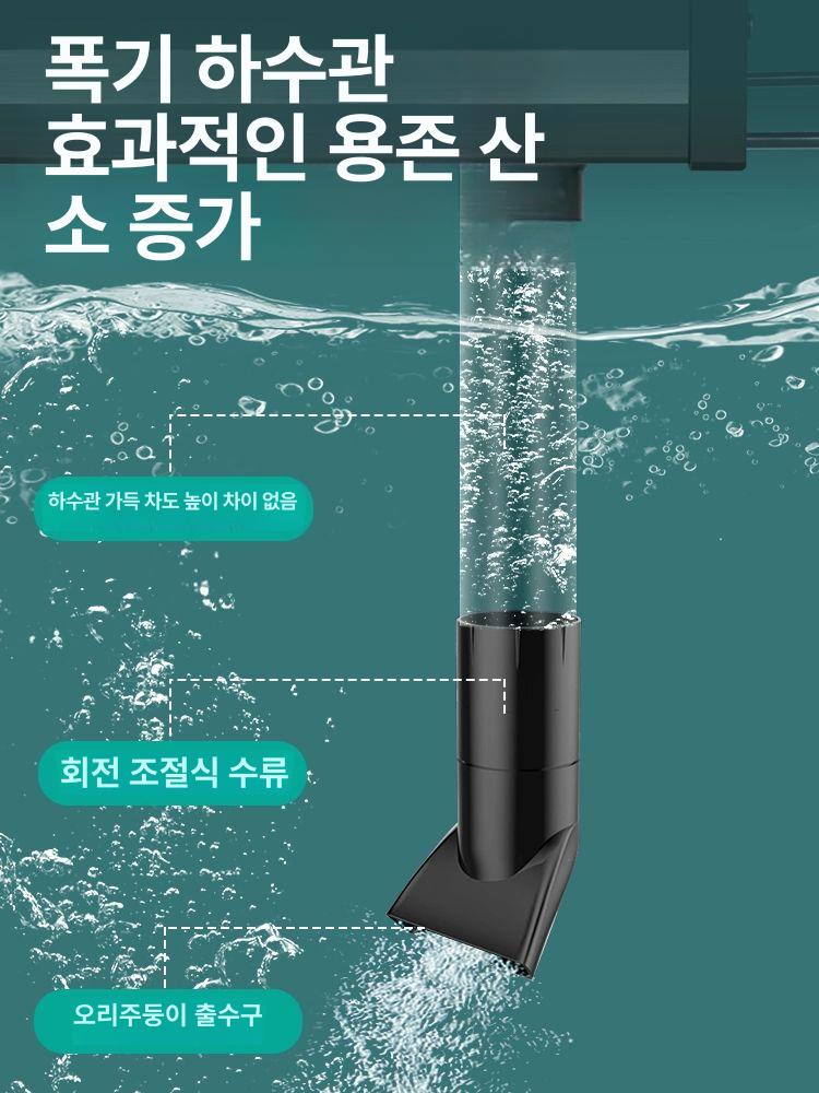 상부 상면여과기 펌프 박스 수족관 케이스 필터재 물저장고 집똥기 어항용 수질정화 - 상세 이미지 4