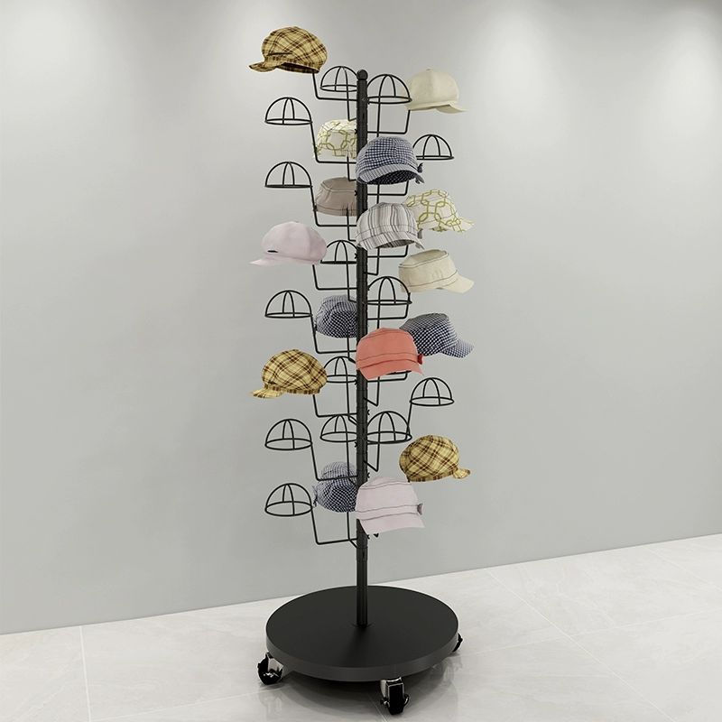 철제 모자진열대 디스플레이 홀더 수납 랙 정리대 선반 매장 모자걸이 전시 꽂이 - 상세 이미지 4