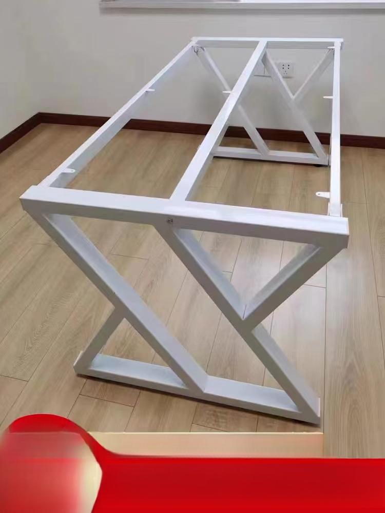 철제 식탁다리 두꺼운 대리석 테이블다리받침 교체용 카페 브래킷 탁자 발통 - 상세 이미지 5