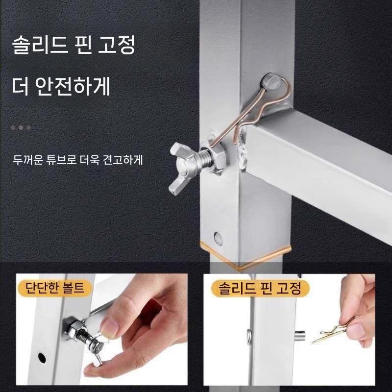 고정형 접이식작업대 비계 도배용 싱글 바퀴 아시바 틀비계 현장 의자 폴딩 작업용 도배 - 상세 이미지 4