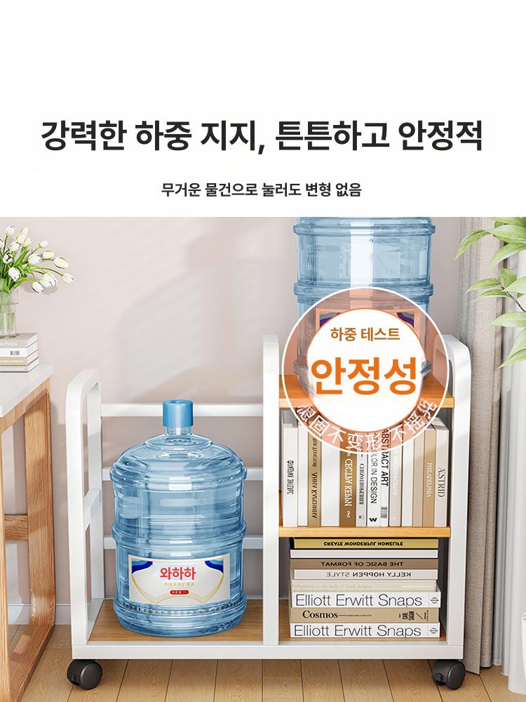 스마트 책가방정리대 이동식 수납함 보관함 확장형 다용도 바구니 단층 트롤리 - 상세 이미지 5