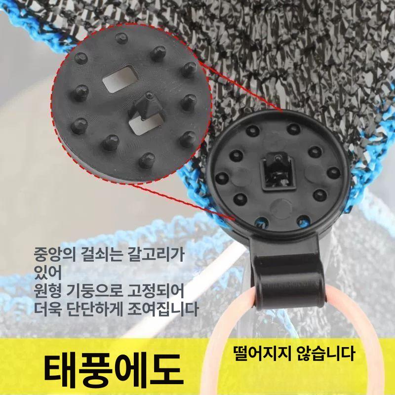그늘막 차양 버클 클램프 플라스틱 링 500개 세트 온실 천막 캠핑용 가든 - 상세 이미지 3