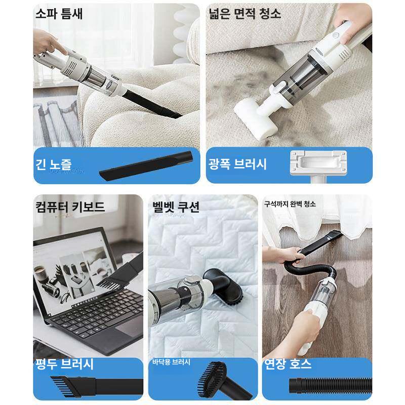 애견진공미용기 고양이털흡입기 고양이털청소기 바리깡 진공브러쉬 무선청소기 - 상세 이미지 3