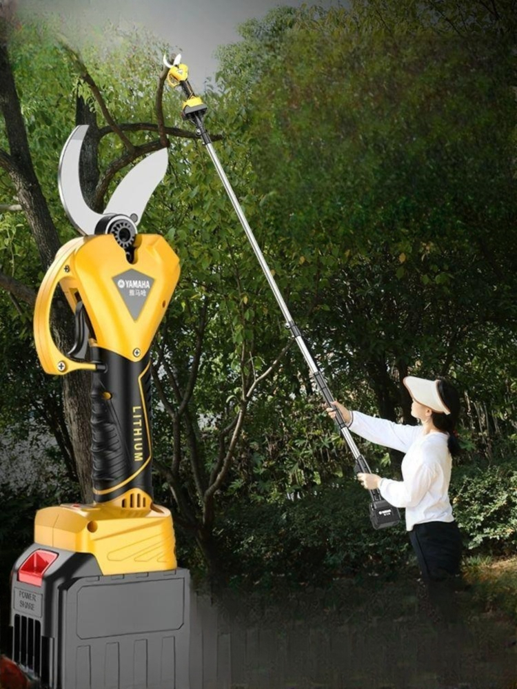고출력 과수원전지가위 원예 조경 고지 전기가위 충전전지가위 전정가위 나뭇가지 - 상품 이미지