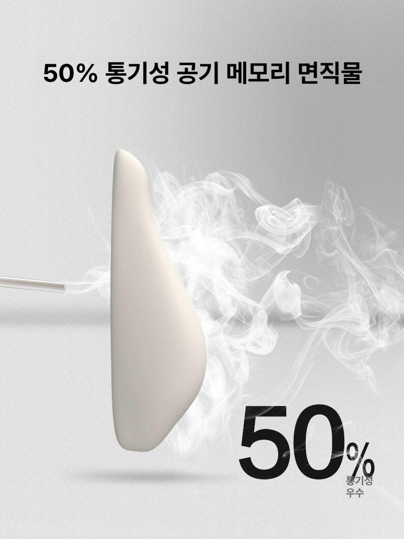 허리쿠션 차량 사무실 의자 요추받침 등받침 지지대 좌석 폼 쿠션 통풍 - 상세 이미지 5