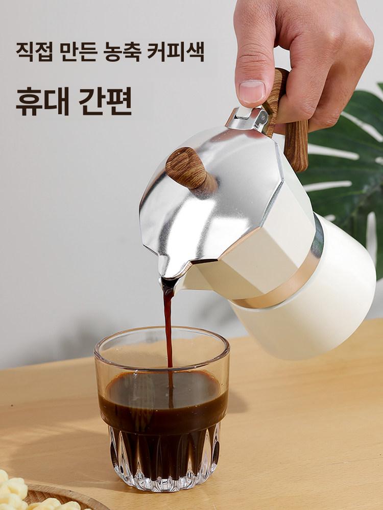 에스프레소 인덕션 전기 메이커 모카포트 커피 그라인더 - 상세 이미지 5