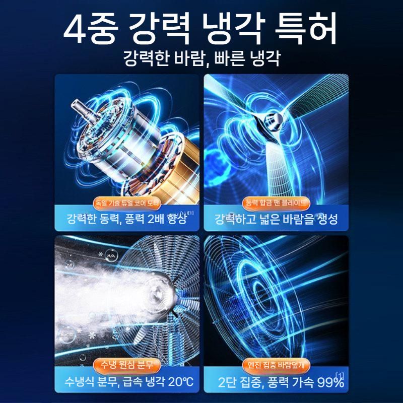 산업용 선풍기 미스트 대형 쿨링팬 축사 스프레이팬 기계식 축사용 스프레이 공장용 가습 - 상세 이미지 5