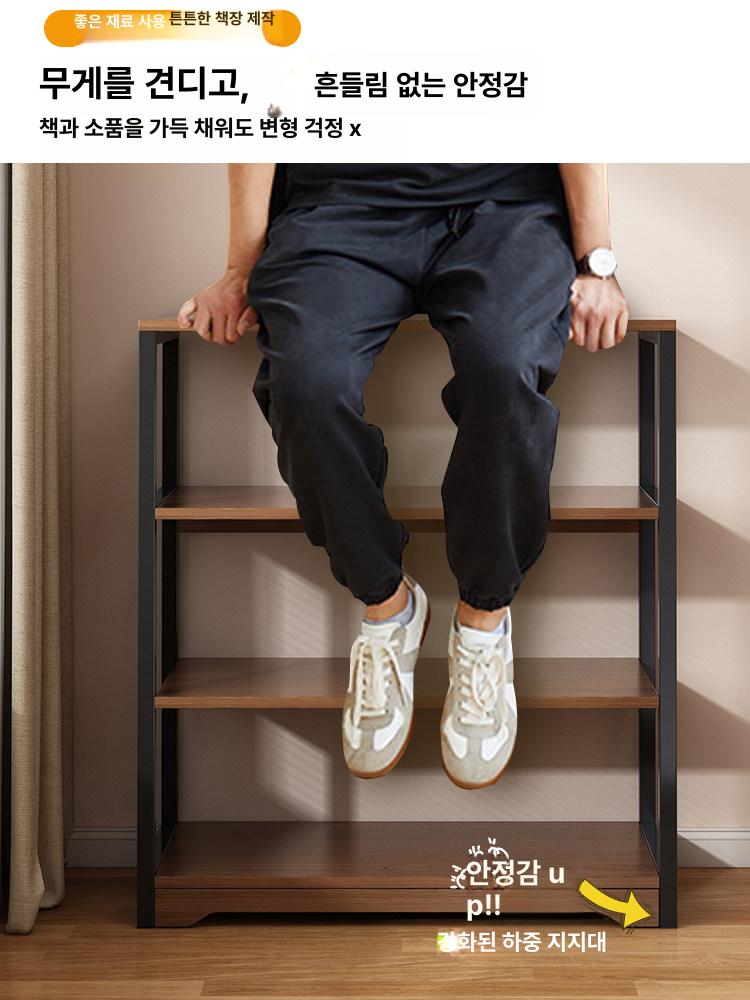 인테리어 원목선반 수납선반 다용도 주방 선반장 무지주 벽선반 조립 거실선반 장식 - 상세 이미지 3