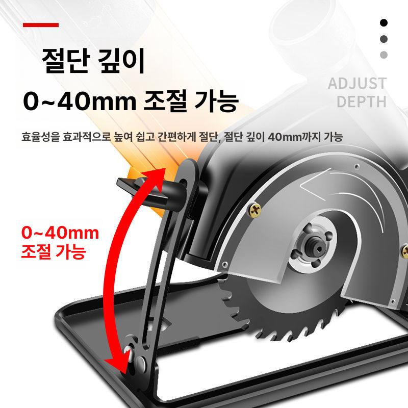 가이드 받침대 절단기 모따기 각도 타일컷팅기 모서리 거치대 지그 작두 공업용 연삭 - 상세 이미지 4