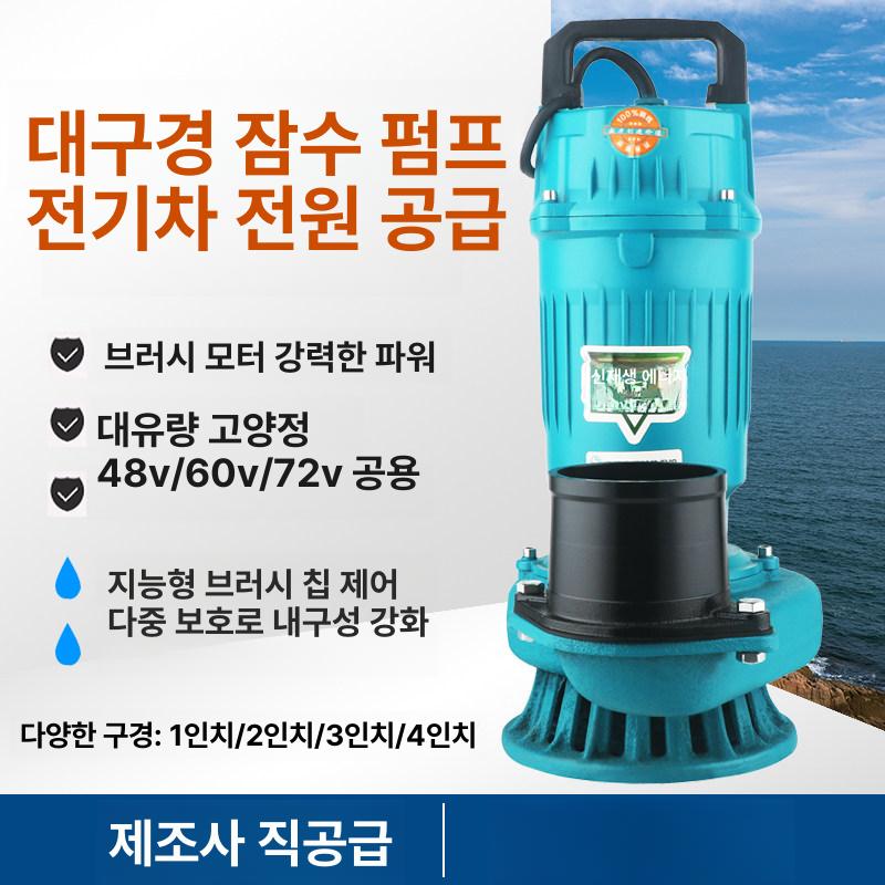 해수 수중펌프마력 관개 양수기 연못 물 배수용 배수펌프 청수용 경량스텐 - 상세 이미지 2