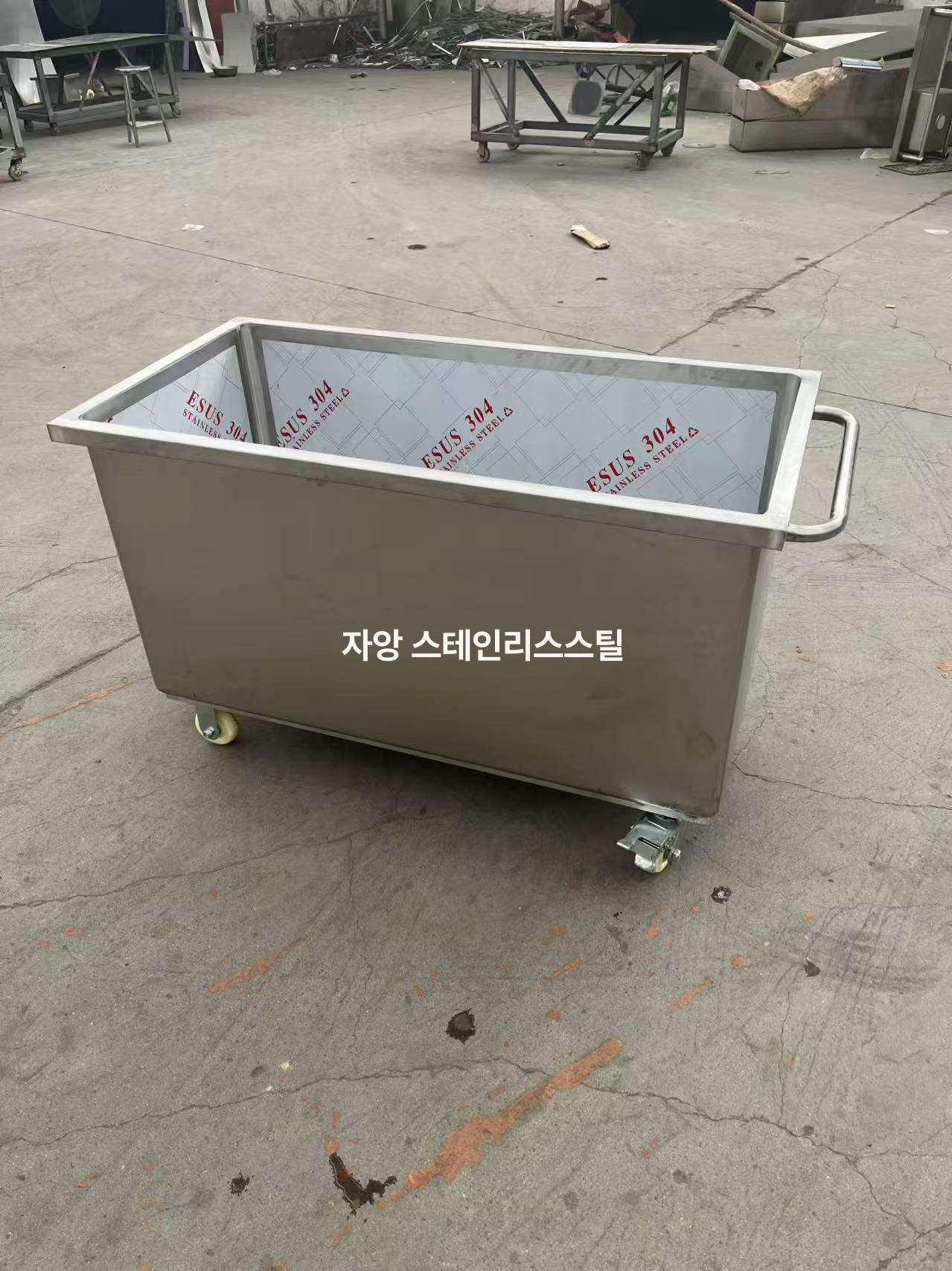 스테인레스 물탱크 이동식 대형 급수탑 운반 저장용 야외 정수 빗물 수용기 - 상세 이미지 2