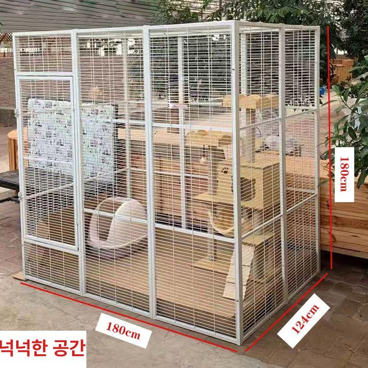 강아지울타리 펜스 철장 케이지 대형 실내외 애견 격리 안전 휴대용 - 상세 이미지 2
