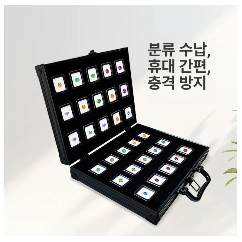 진열 전시함 원석 상자 수납 정리 벨벳 팔찌 샘플 보석함 액세서리 목걸이 받침대 - 상세 이미지 2