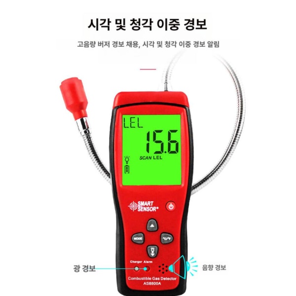 정밀한 암모니아 측정기 농도 악취 검출기 계측기 감지기 ST8100 산소 - 상세 이미지 3