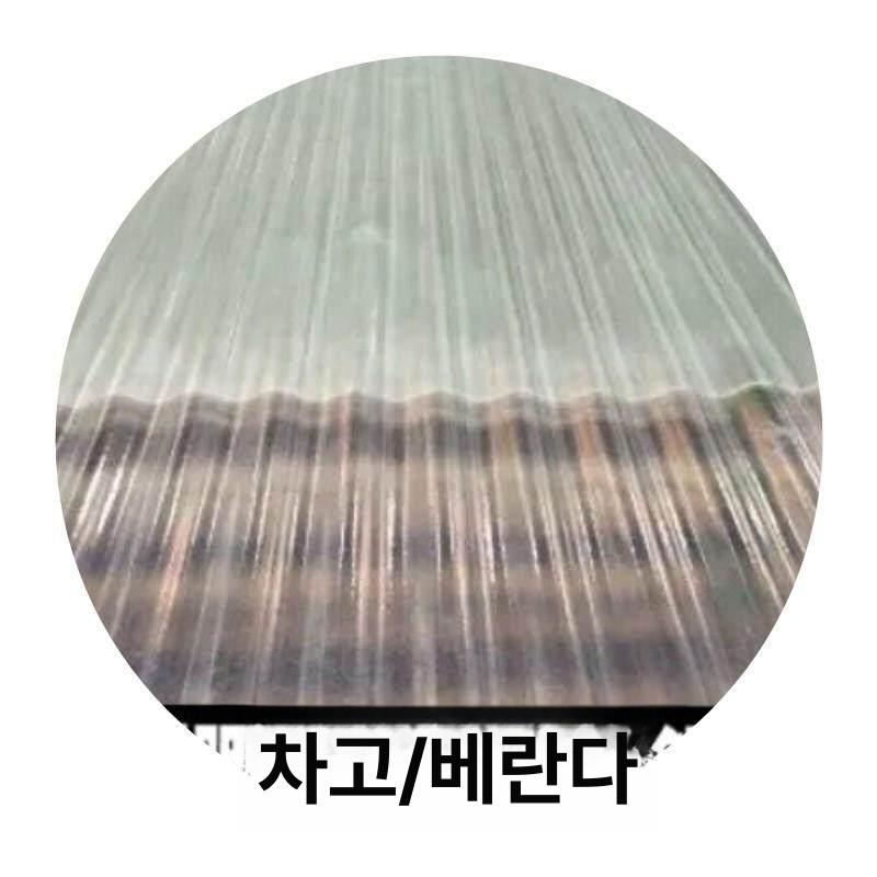 투명 플라스틱 지붕 패널 2미터 방수 슬레이트 건축 자재 채광용 이미지 6