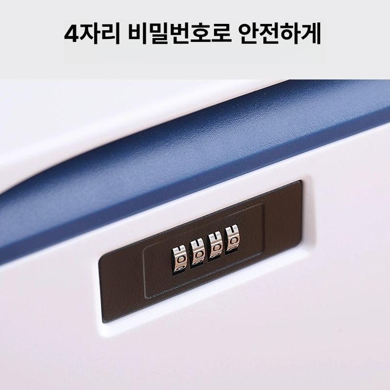 잠금 공간박스 수납함 보관함 리빙박스 플라스틱케이스 공간정리 공간절약 수납정리함 - 상세 이미지 4
