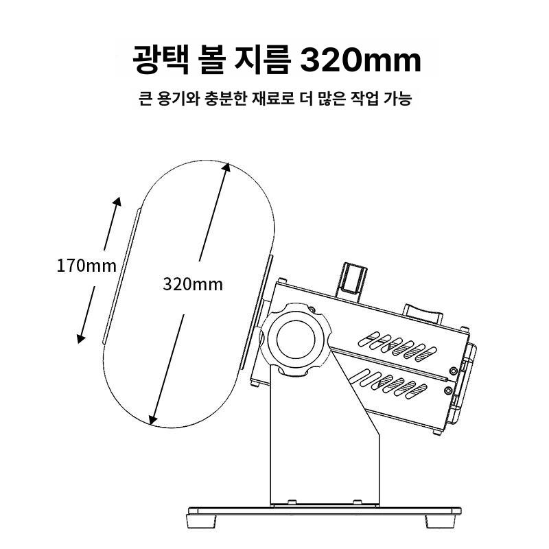 환약 코팅기 제환 당의 열풍 한의원 업소용 제조기계 한약 상업용 착색기 캔디 블로워 - 상세 이미지 3