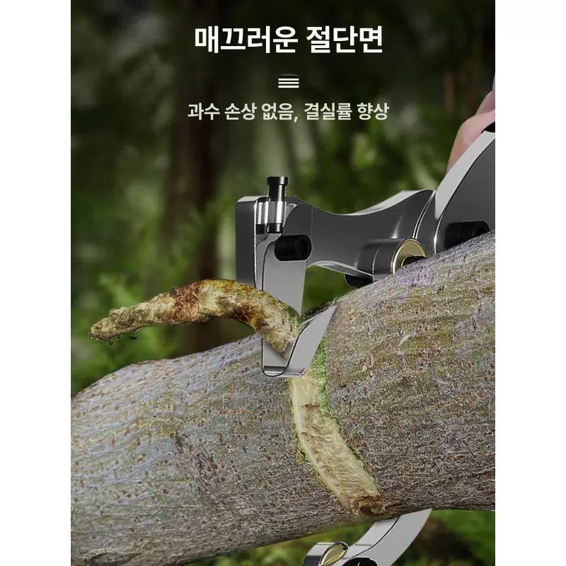 아상 전동전지가위 원예용 가지치기 박피가위 정원 전정 전동가위 분재 농업용 절단기 - 상세 이미지 2