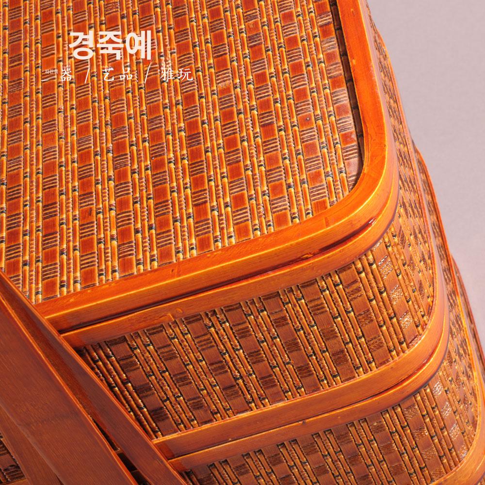 일식 도시락 찬합 초밥 대나무 우드 벤또 소풍 피크닉 야외 나들이 휴대용 식사 보관함 - 상세 이미지 4