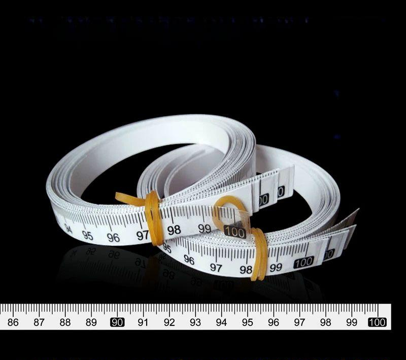 자동화 자 스티커 산업용 줄자 측정 테이프 눈금 양면 투명 검은색 - 상세 이미지 5