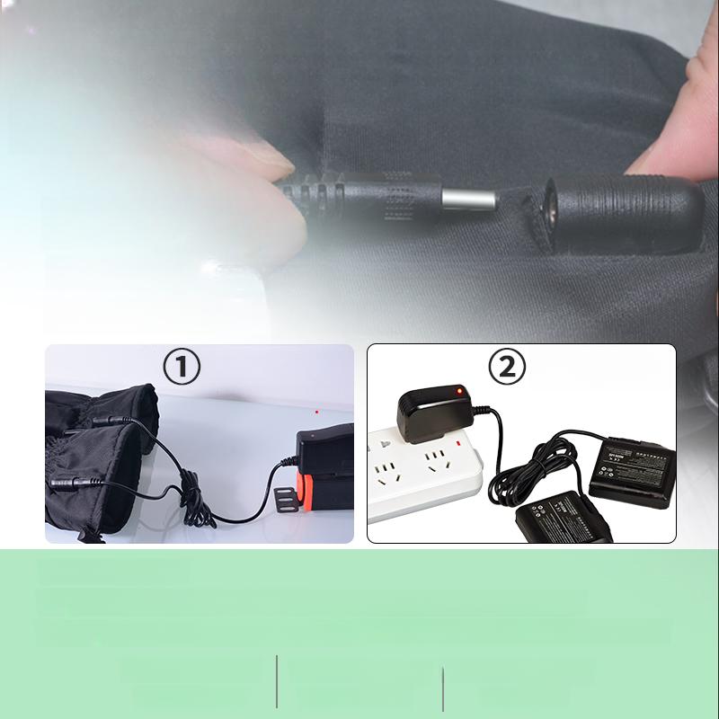 양면열선 발열장갑 충전식 방수 라이딩 방한용 야외 방풍 글러브 등산용 온열장갑 - 상세 이미지 5