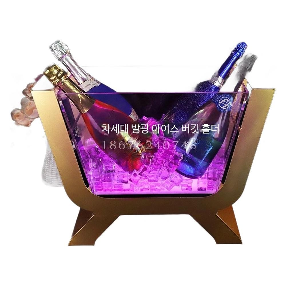 칠링버킷 LED아이스버킷 클럽 와인 얼음통 라이트 쿨러 조명 칠링백 칠러 칠링바스켓 - 상세 이미지 2