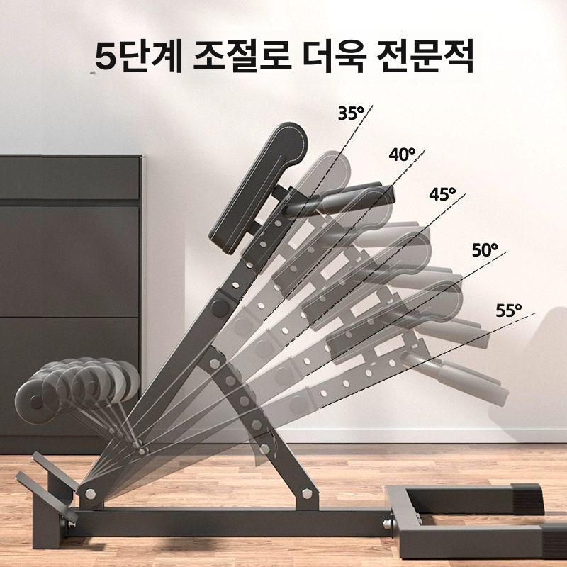 접이식 기립근운동기구 강화 복근 가정용 벤치 장비 로만체어 스트레칭 헬스장 모델 - 상세 이미지 2