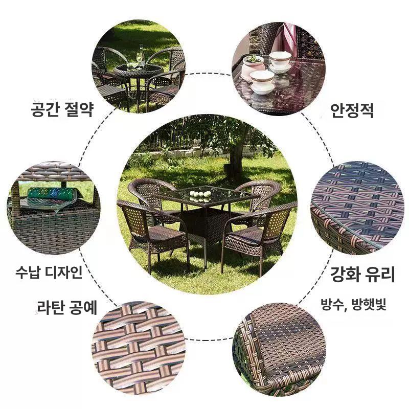 원형 원테이블 카페 주방 협탁 다이닝 모던 둥근 예쁜 까페테이블 베란다티테이블 - 상세 이미지 4