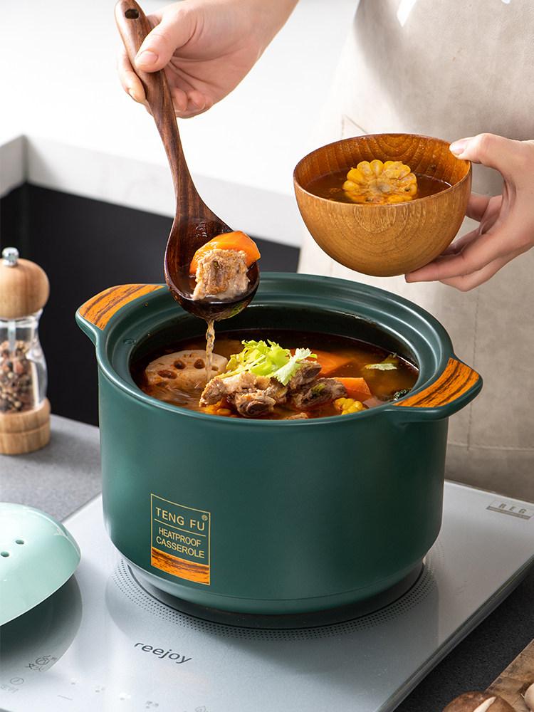 대용량 인덕션용뚝배기 무균열 계란찜 일본식편백찜기 전용 인덕션겸용 전골냄비 - 상세 이미지 3