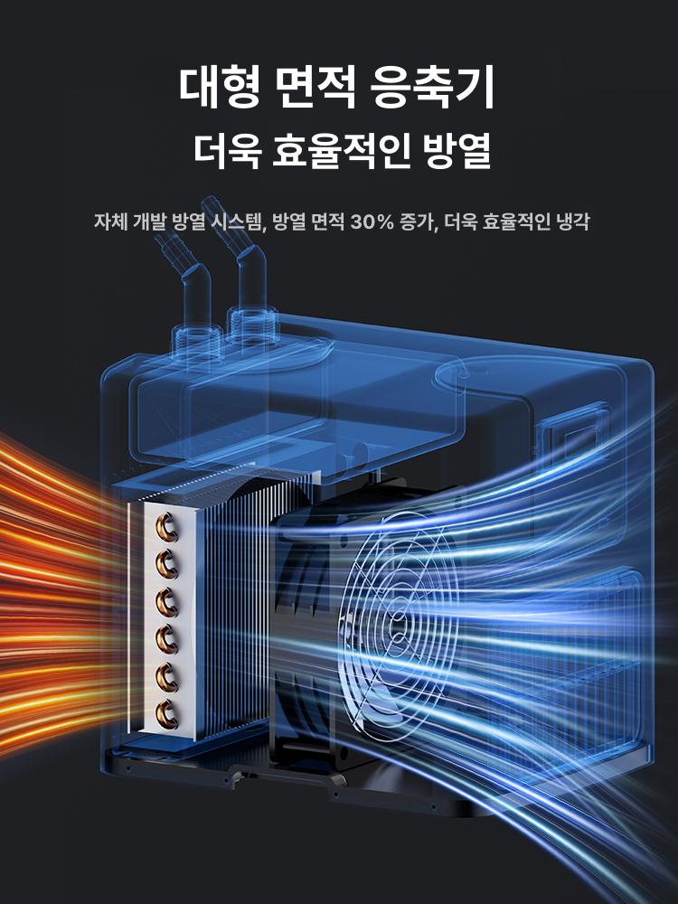 수족관 냉각기 조절기 냉온 횟집 해수 어항냉각기 새우 쿨링팬 수중 - 상세 이미지 3