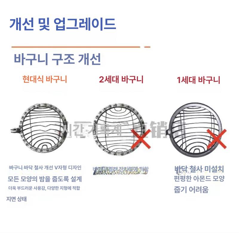 밤 따기 수확기 열매 채집 도구 견과류 대추 매실 수거 농업용 손잡이 - 상세 이미지 4