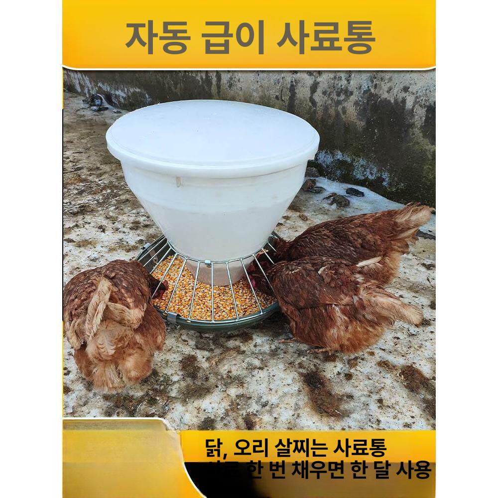 농장 공급기 자동 양계장 모이 가축 급여기 먹이통 피더기 급이기 닭장 배급 여물 - 상세 이미지 4