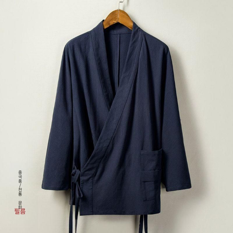긴팔 쉐프복 셰프 셔츠 레스토랑 일식가운 상의 주방 주방유니폼 조리사 - 상세 이미지 2