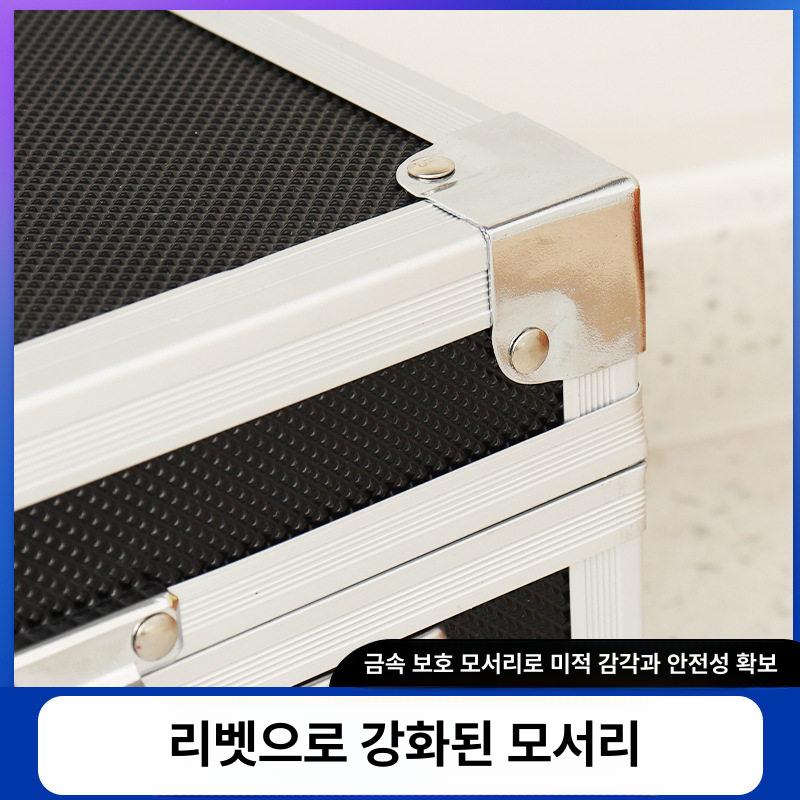 대용량 칼가방 알루미늄 조리도구 주방 케이스 업소용 캔버스 칼꽂이 공구함 보관 - 상세 이미지 4